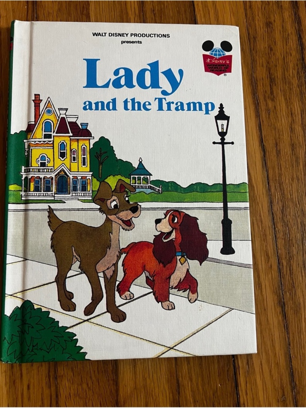 Vintage Disney Lady and the Tramp Hardcover Storybook -
